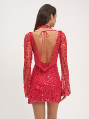 Gwendolyn Mini Dress — Red