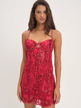 Opal Mini Dress — Red