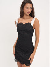 Lakeside Mini Dress — Black