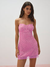 Dazzle Me Slip Dress — Pink