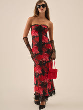 Dark Romance Maxi Dress — Red