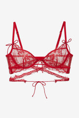 Sonja Underwire Bra — Red