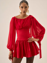 Lucia Mini Dress — Red