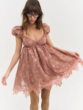 Olivia Mini Dress — Mahogany