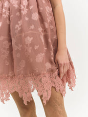 Olivia Mini Dress — Mahogany