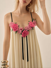 Rosalie Maxi Dress — Cream