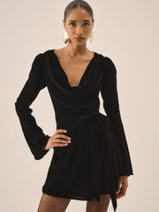 Lucinda Mini Dress — Black