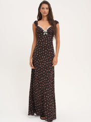Emmaline Maxi Dress — Black