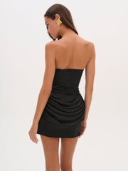 Serena Mini Dress — Black
