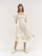 Erin Midi Dress — Cream