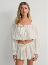 Venetia Sleep Top — Vintage Cream