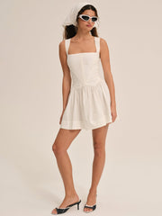 Chloe Mini Dress — White