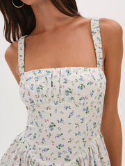 Zofia Mini Dress — Blue