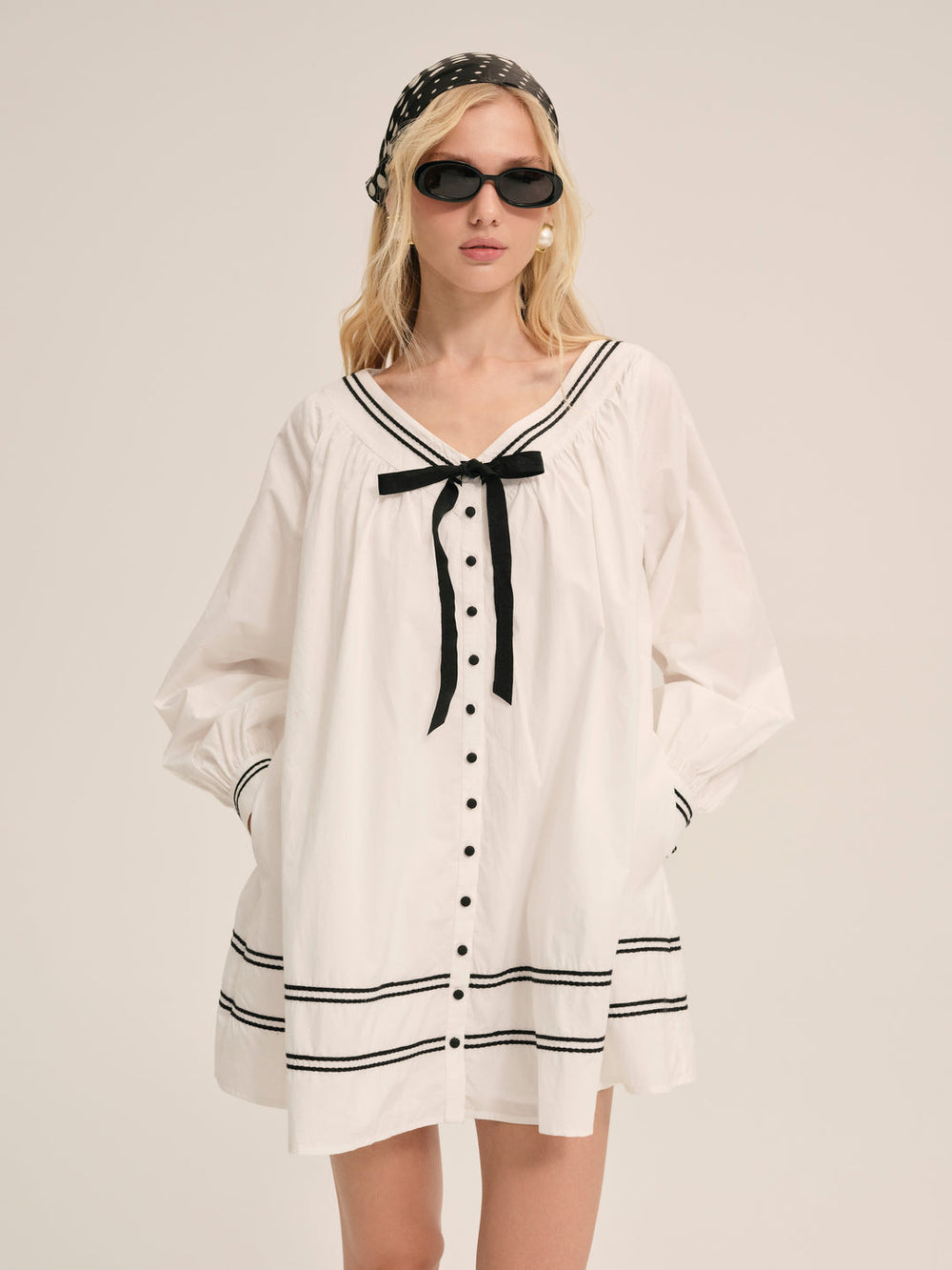 Shelly Mini Dress — White