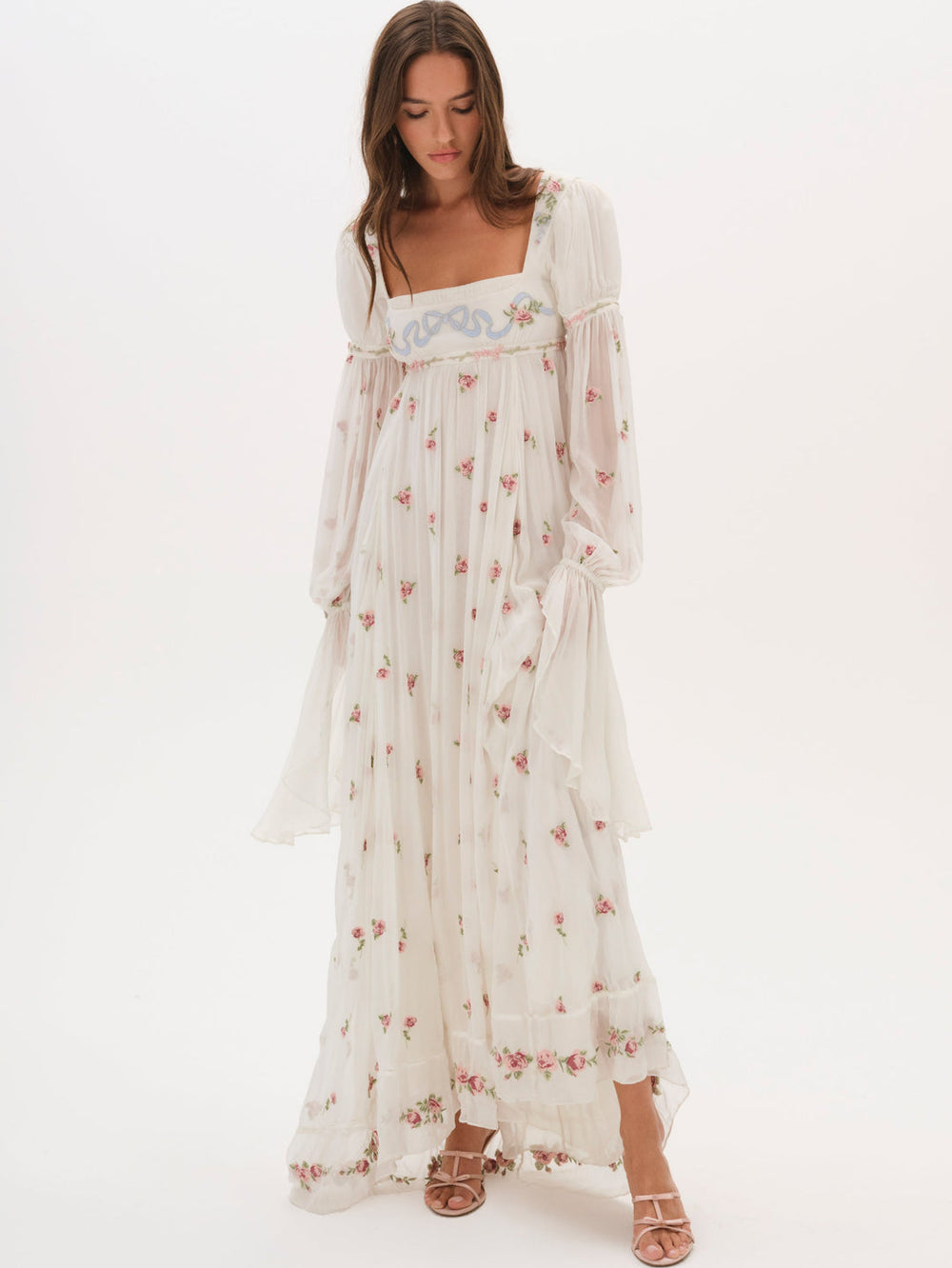 Julianne Maxi Dress — Cream
