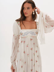 Julianne Maxi Dress — Cream