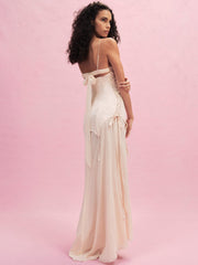 Violette Gown — Light Peach