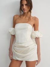 Serena Mini Dress — Cream