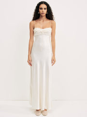 Natalie Maxi Dress — Cream