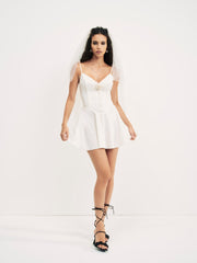Orsa Mini Dress — White