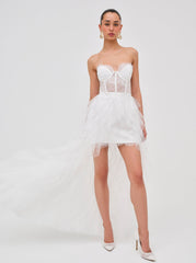 Bustier Gown — White