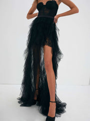 Bustier Gown — Black