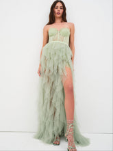 Bustier Gown — Green