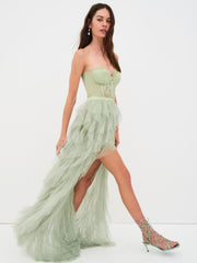 Bustier Gown — Green