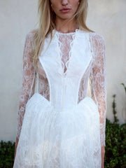 Tara Mini Dress — White