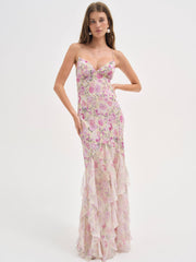 Elea Maxi Dress — Yellow