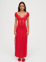 Casey Maxi Dress — Red