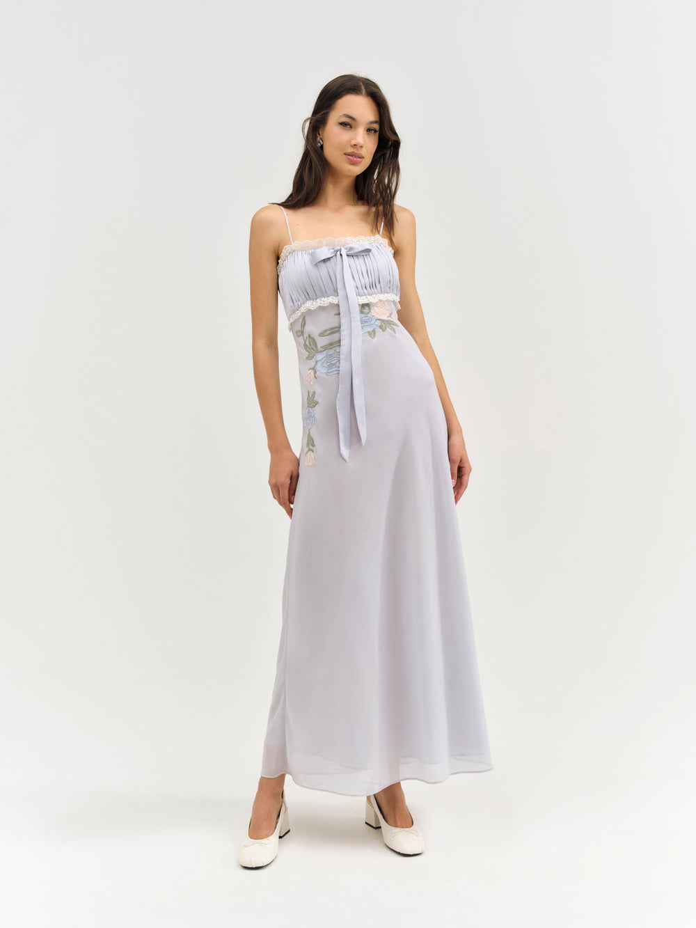 Jasmine Maxi Dress — Blue