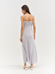 Jasmine Maxi Dress — Blue