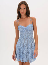 Kate Mini Dress — Blue