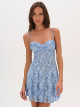 Kate Mini Dress — Blue