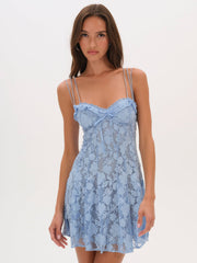 Kate Mini Dress — Blue