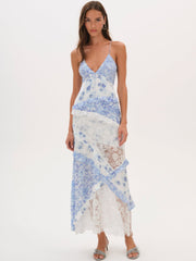Rosalyn Maxi Dress — Blue