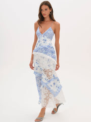 Rosalyn Maxi Dress — Blue