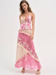 Rosalyn Maxi Dress — Coral