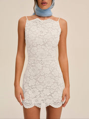 Lakeside Mini Dress — White