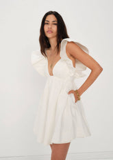 Clementine Mini Dress — White