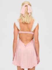 Holland Mini Dress — Pink