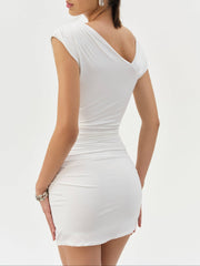 Genesis Mini Dress — Cream
