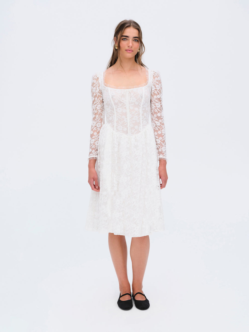 Camdyn Midi Dress — White