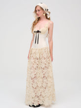 Coco Lace Maxi Dress — Cream