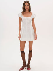 Zuri Mini Dress — Cream