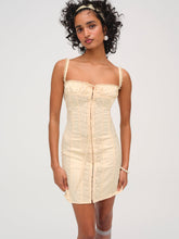 Lucy Lace Mini Dress — Buttercream