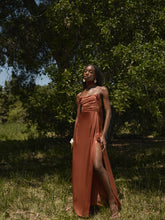 Winona Bridesmaid Gown — Orange