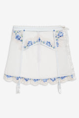 Festival Rose Skirt — Blue