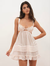 Tea Cake Lace Slip Dress — White